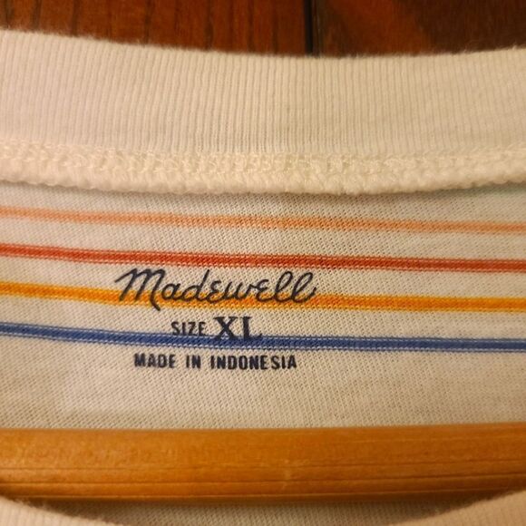 Madewell Northside Vintage Tee in Costillo Stripe Lighthouse - Picture 3 of 7